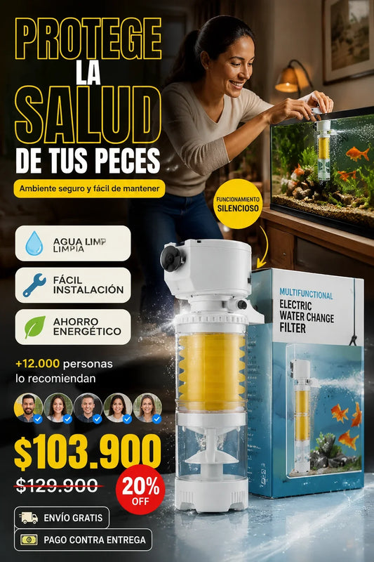 Filtro eléctrico para acuario