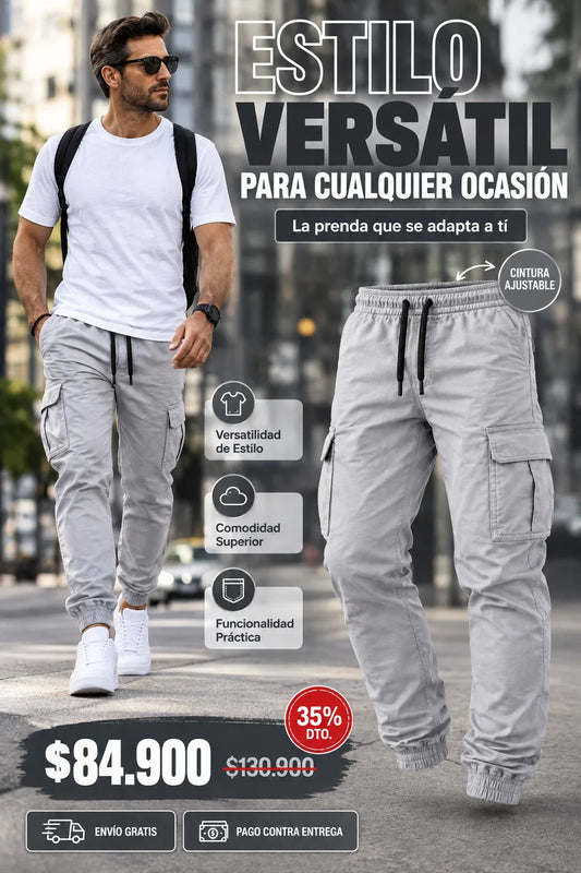 Jogger Cargo Hombre